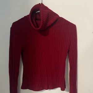 Red Turtleneck Sweater